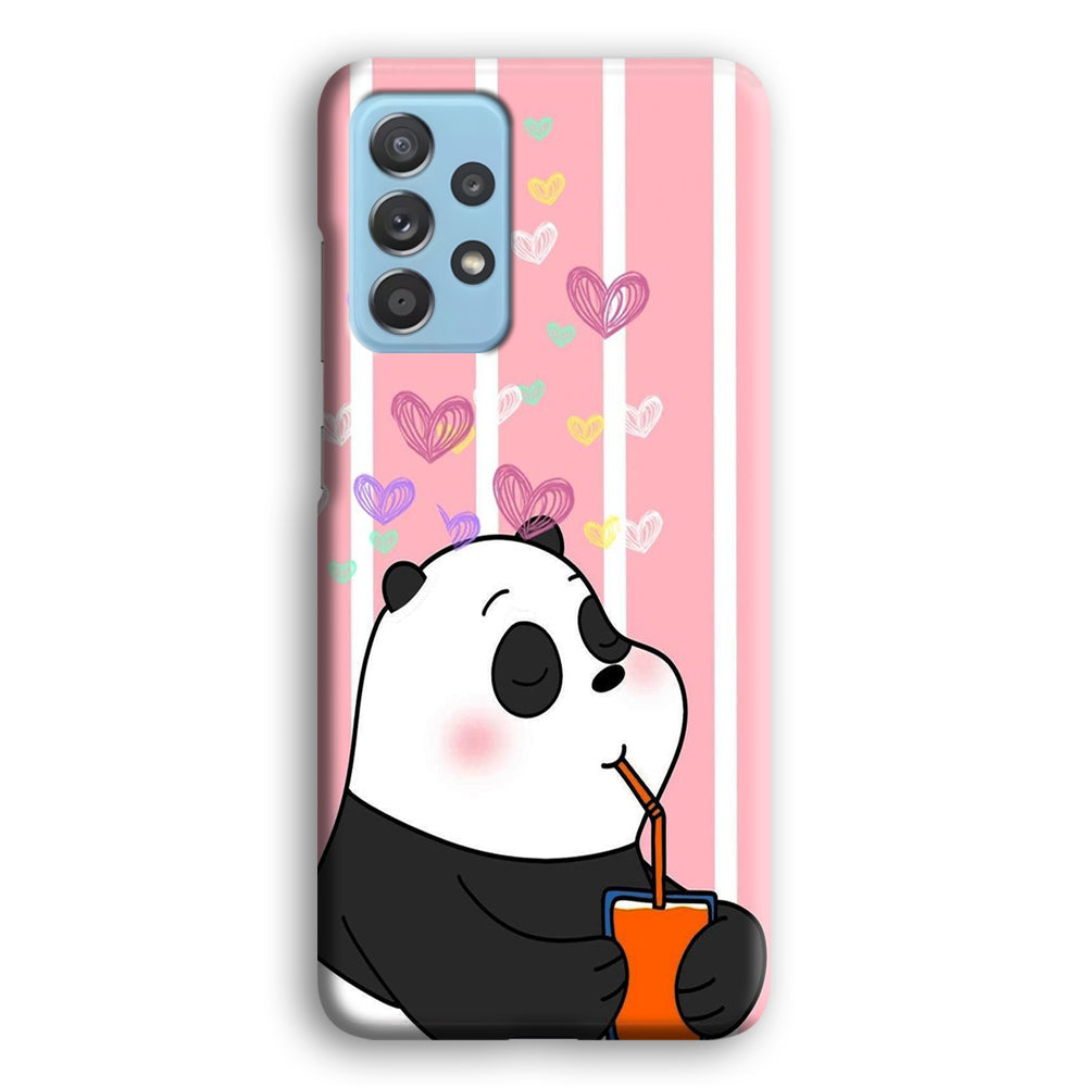 Bear Bare Enjoy Drinking Samsung Galaxy A72 Case