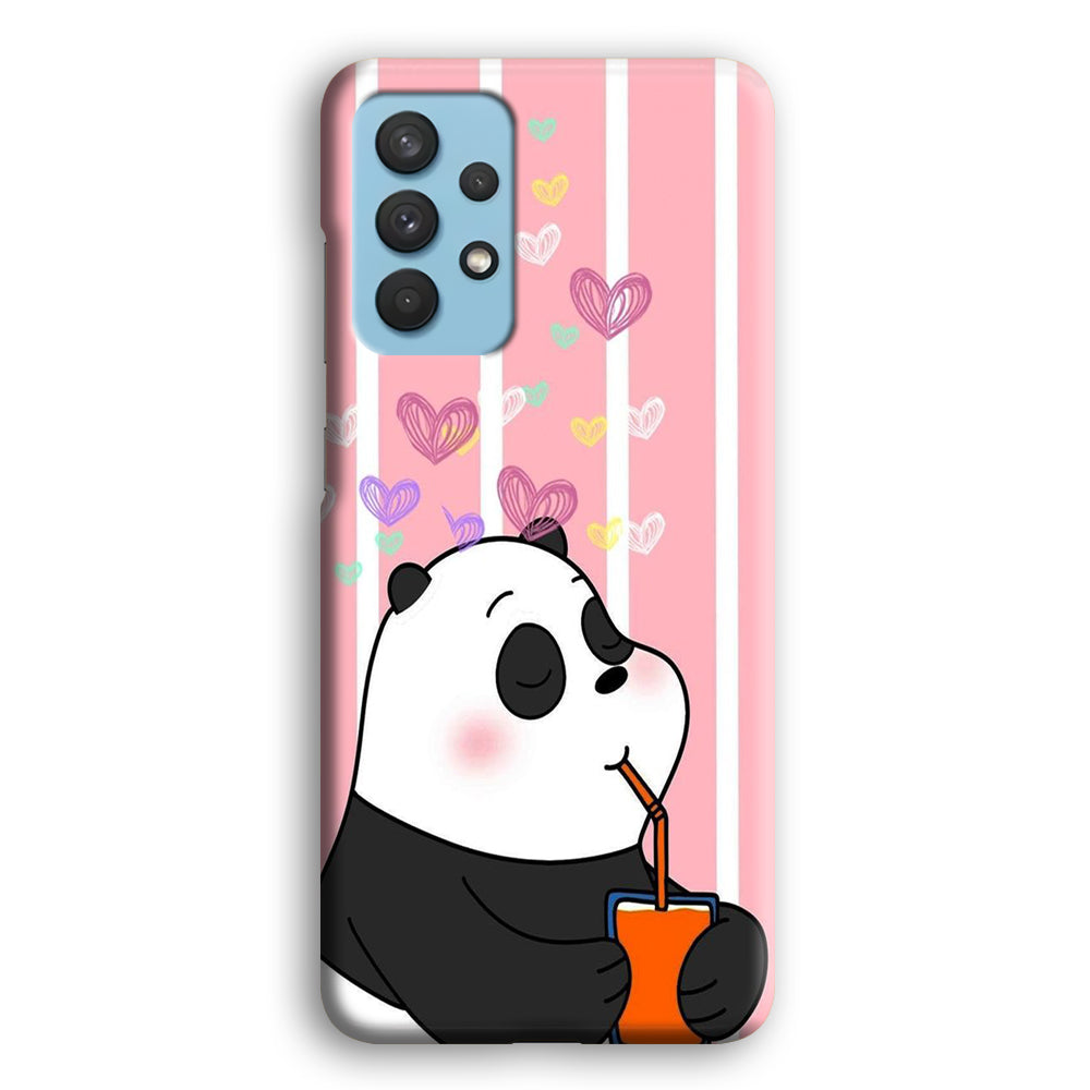 Bear Bare Enjoy Drinking Samsung Galaxy A32 Case