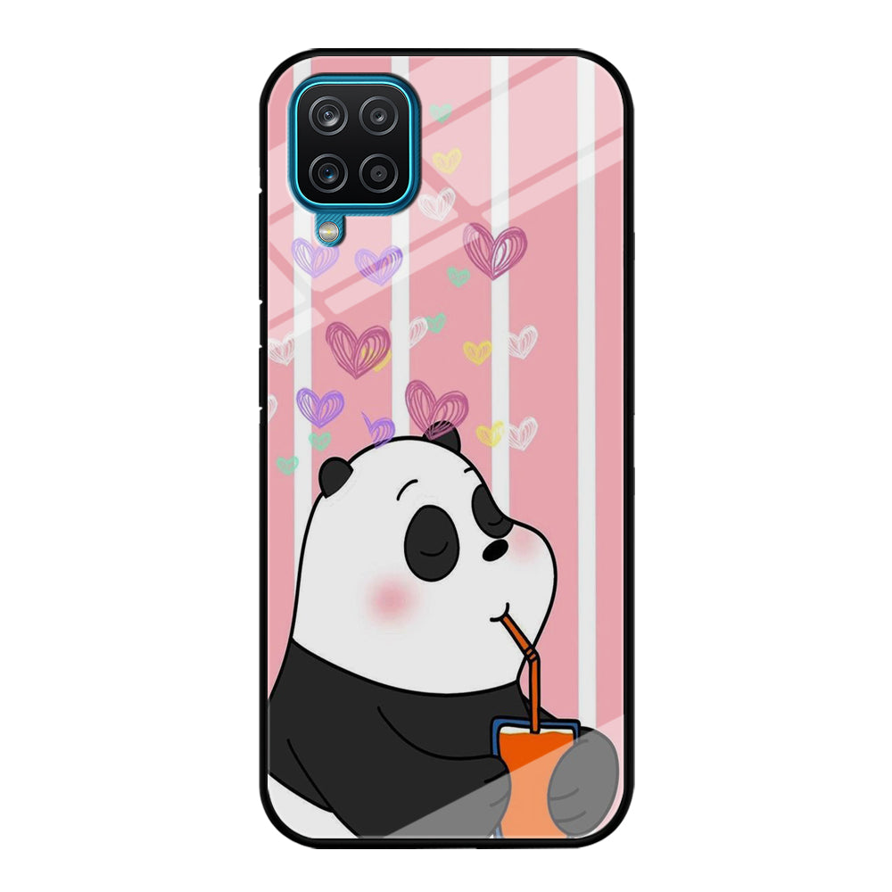 Bear Bare Enjoy Drinking Samsung Galaxy A12 Case