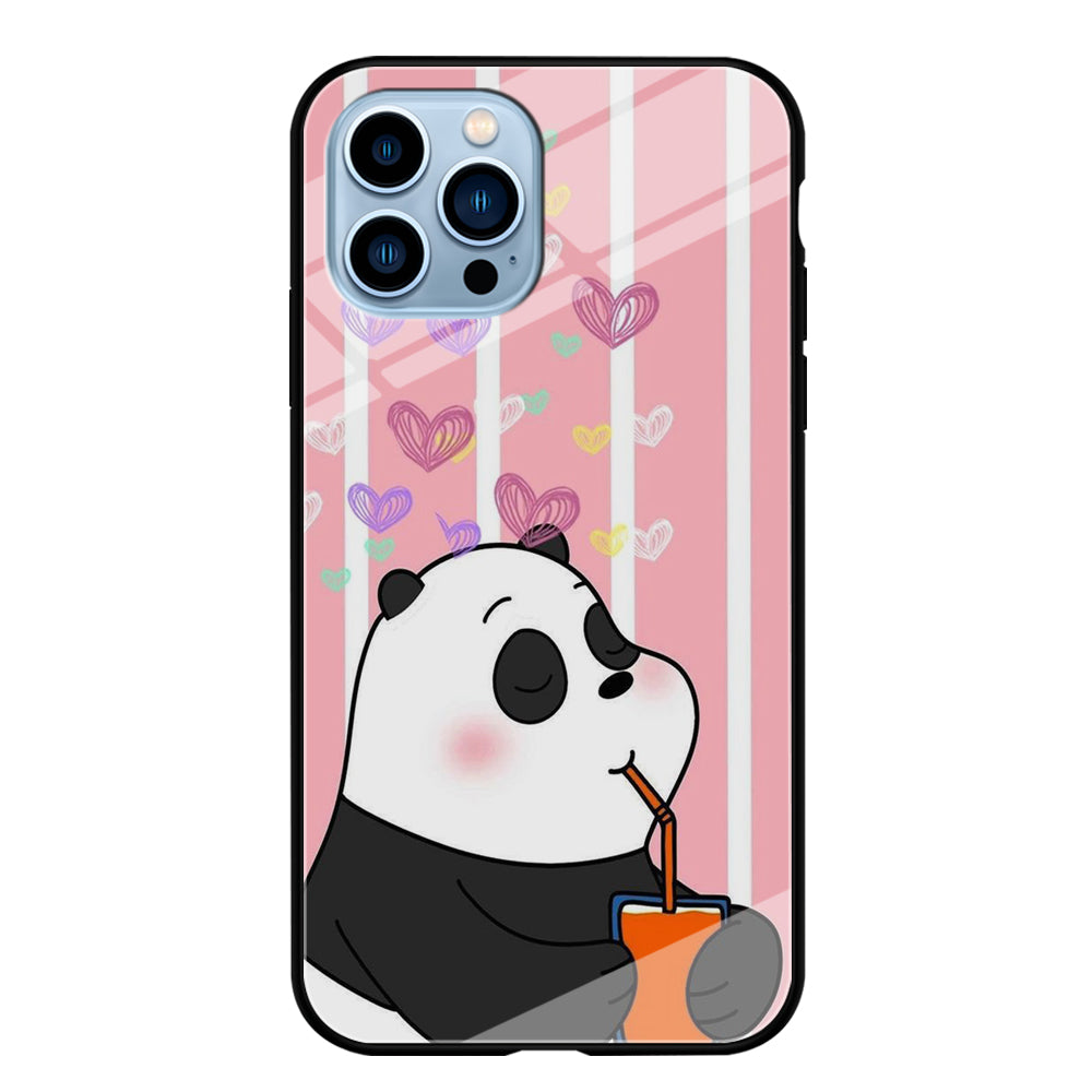 Bear Bare Enjoy Drinking iPhone 13 Pro Max Case