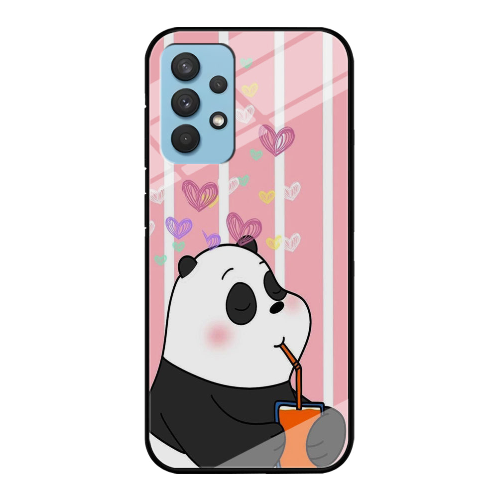 Bear Bare Enjoy Drinking Samsung Galaxy A32 Case