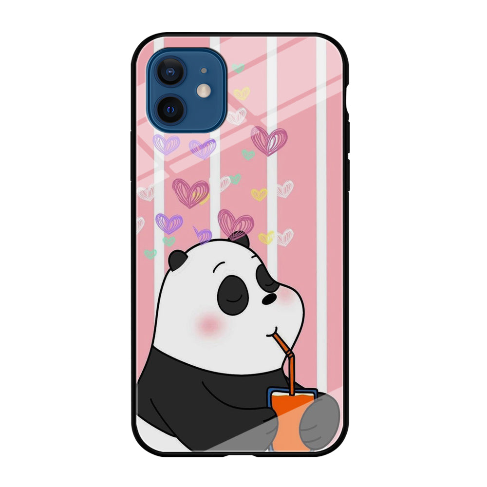 Bear Bare Enjoy Drinking iPhone 12 Case