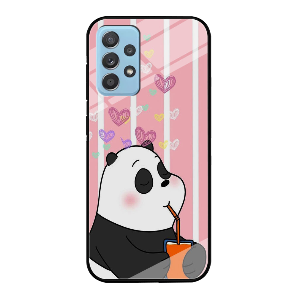 Bear Bare Enjoy Drinking Samsung Galaxy A52 Case