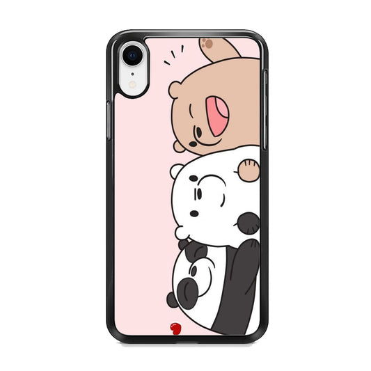 Bear Bare Best Friends iPhone XR Case