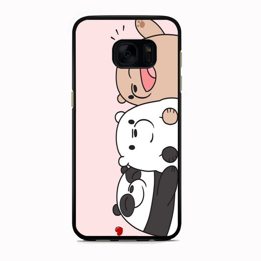 Bear Bare Best Friends Samsung Galaxy S7 Edge Case