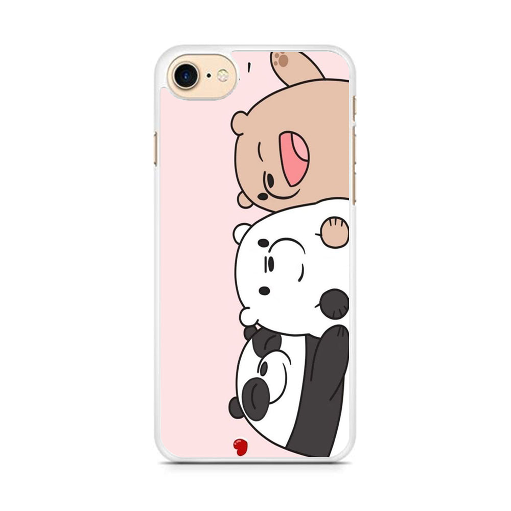 Bear Bare Best Friends iPhone 8 Case