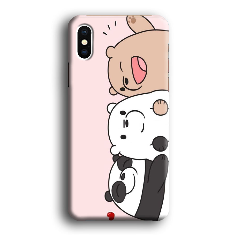 Bear Bare Best Friends  iPhone XS MAX Case