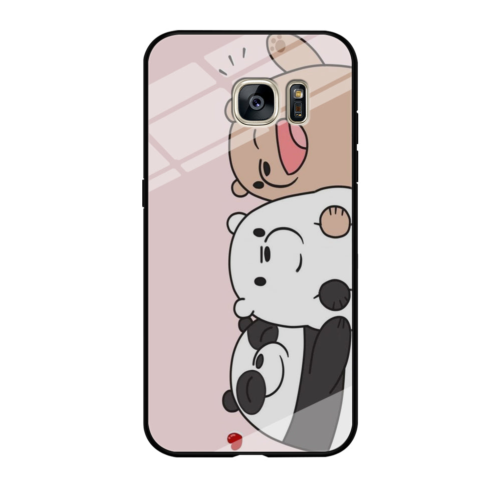 Bear Bare Best Friends Samsung Galaxy S7 Edge Case