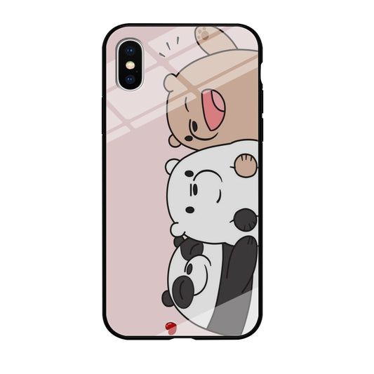 Bear Bare Best Friends iPhone X Case