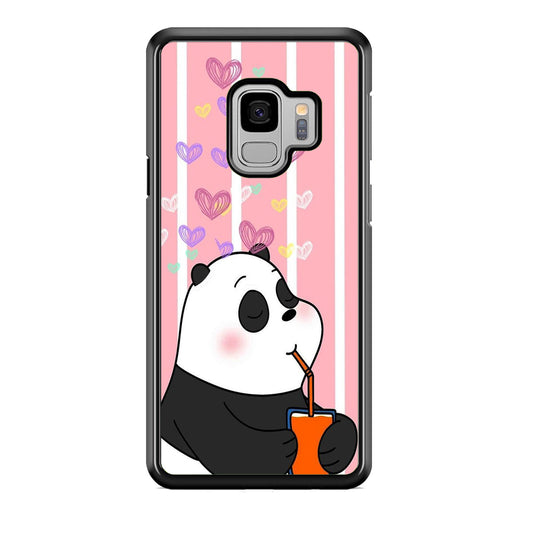 Bear Bare Enjoy Drinking Samsung Galaxy S9 Case