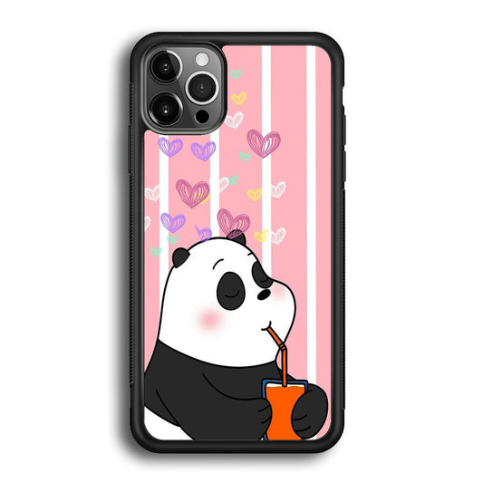 Bear Bare Enjoy Drinking iPhone 12 Pro Case