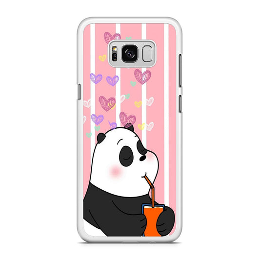 Bear Bare Enjoy Drinking Samsung Galaxy S8 Case