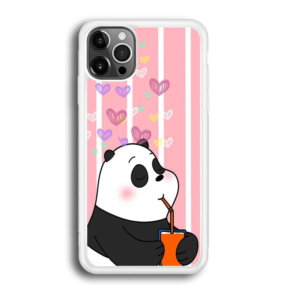Bear Bare Enjoy Drinking iPhone 12 Pro Case