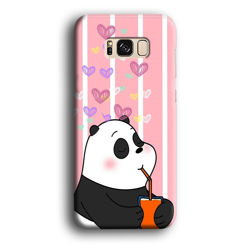 Bear Bare Enjoy Drinking Samsung Galaxy S8 Case