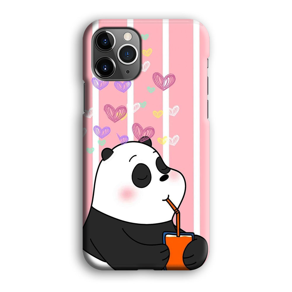 Bear Bare Enjoy Drinking iPhone 12 Pro Case