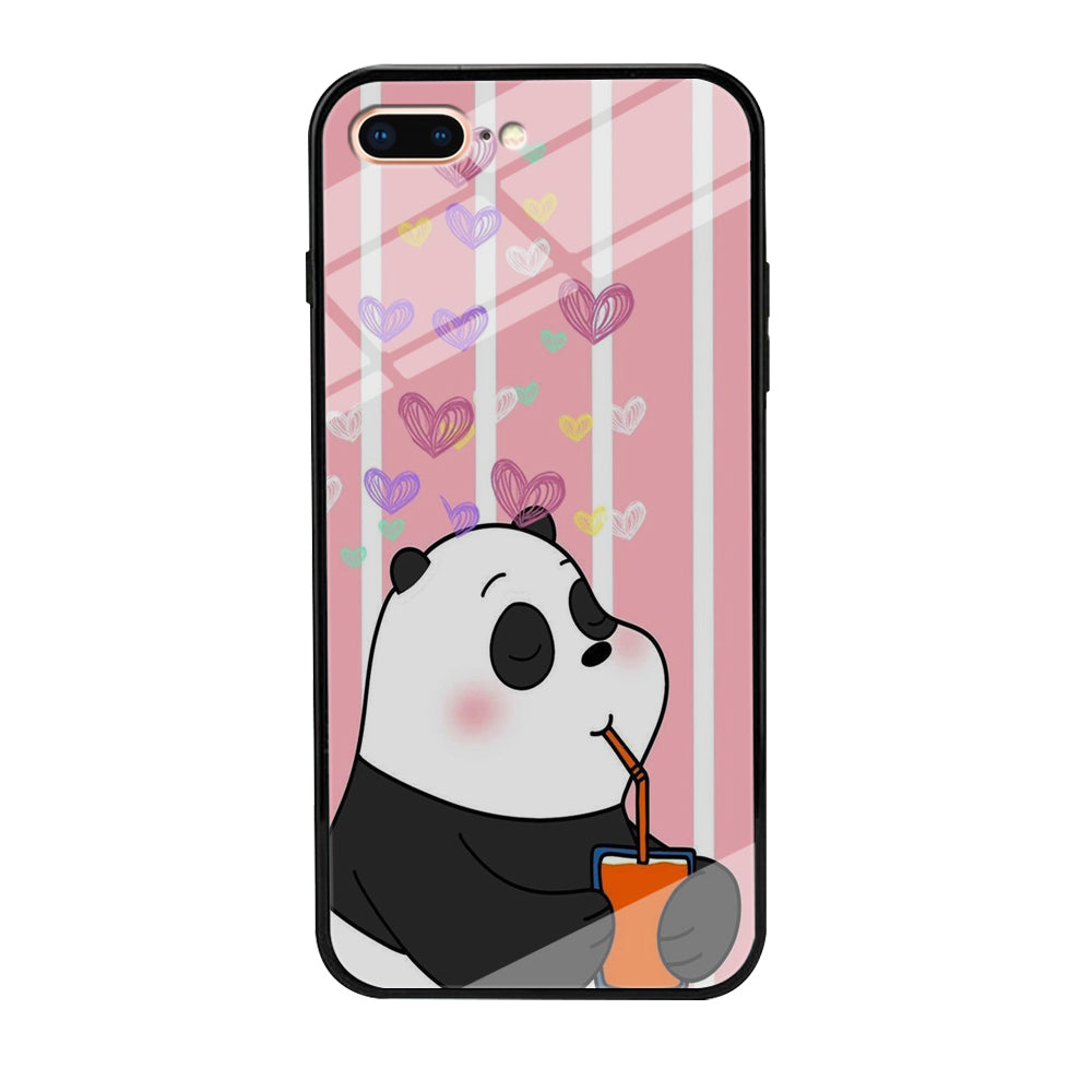 Bear Bare Enjoy Drinking iPhone 7 Plus Case