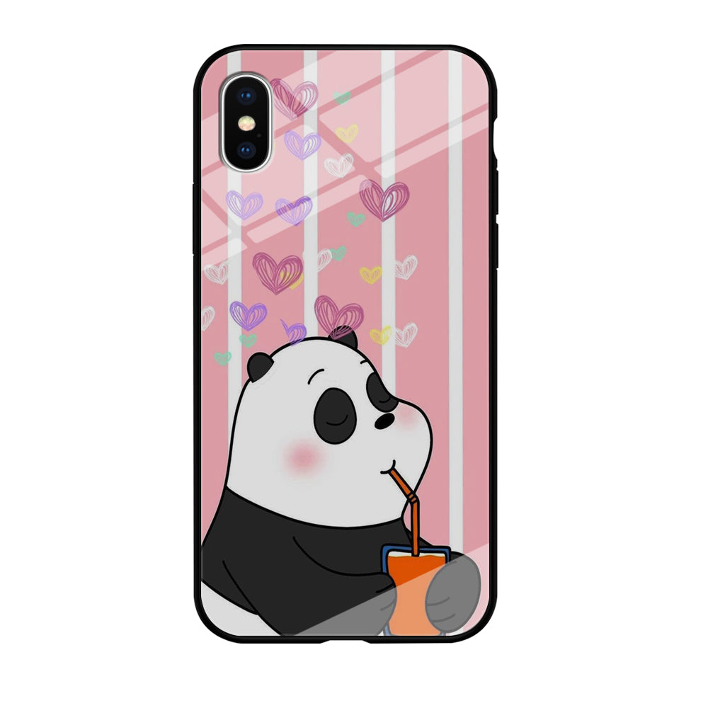 Bear Bare Enjoy Drinking iPhone XS MAX Case
