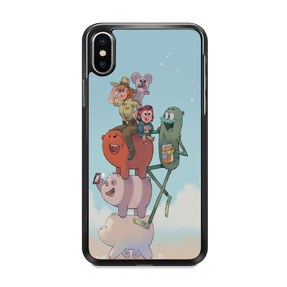 Bear Bare Happy Holiday iPhone X Case
