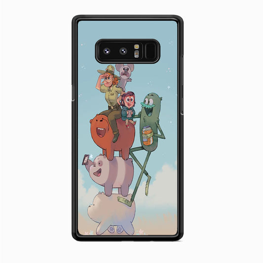 Bear Bare Happy Holiday Samsung Galaxy Note 8 Case
