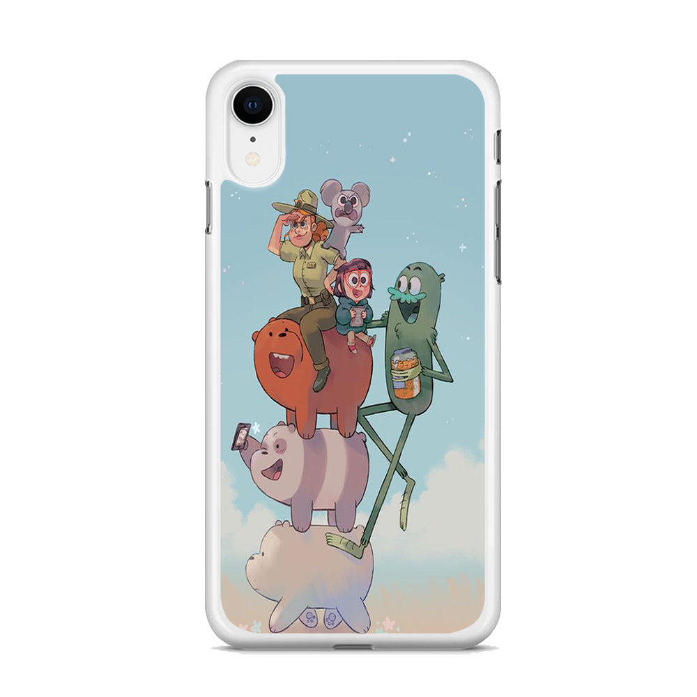 Bear Bare Happy Holiday iPhone XR Case