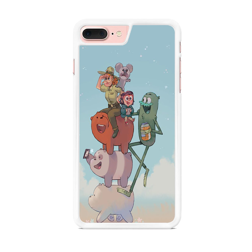 Bear Bare Happy Holiday iPhone 7 Plus Case