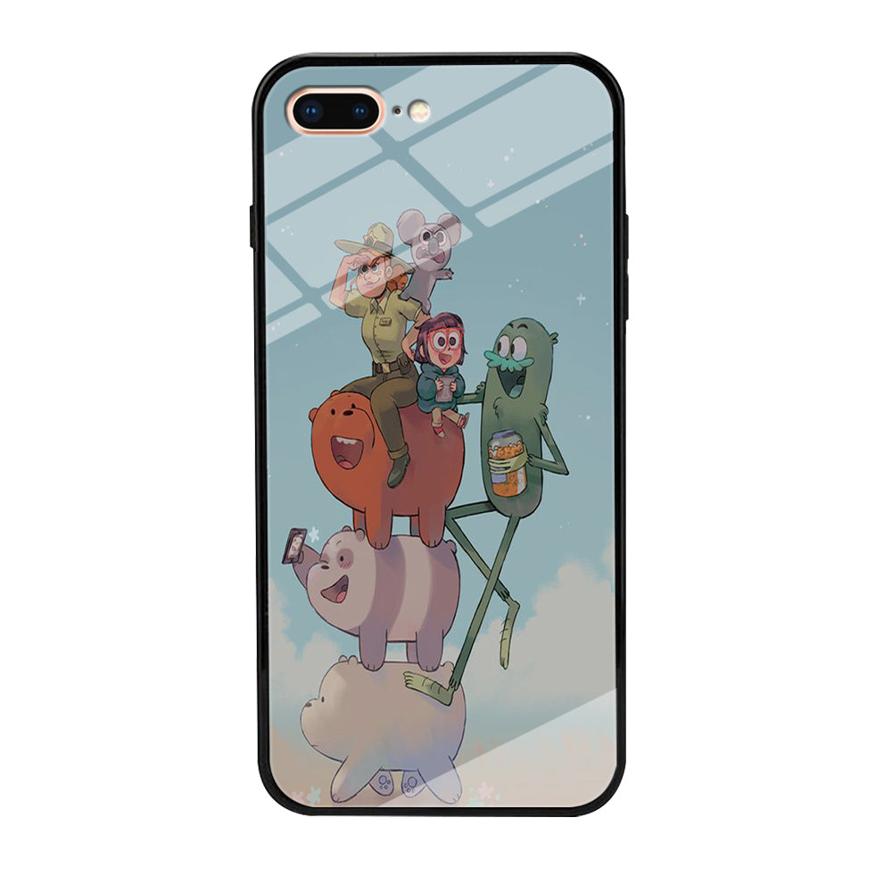 Bear Bare Happy Holiday iPhone 7 Plus Case