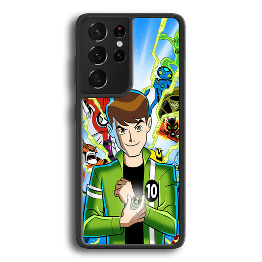 Ben 10 Ben Tennyson Omnitrix Style Samsung Galaxy S21 Ultra Case