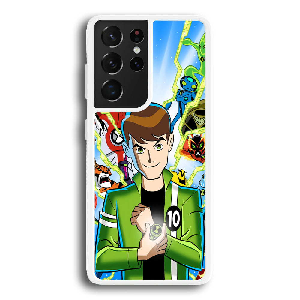 Ben 10 Ben Tennyson Omnitrix Style Samsung Galaxy S21 Ultra Case