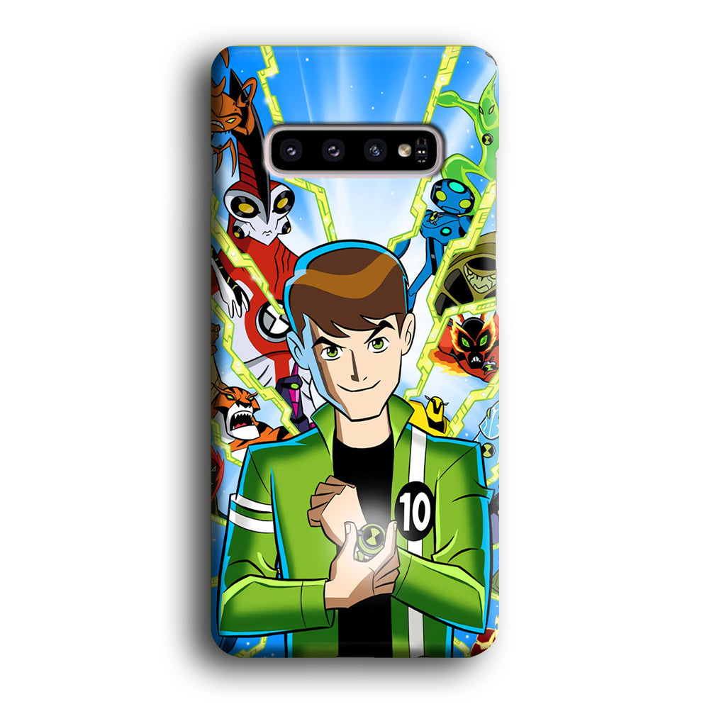 Ben 10 Ben Tennyson Omnitrix Style Samsung Galaxy S10 Case