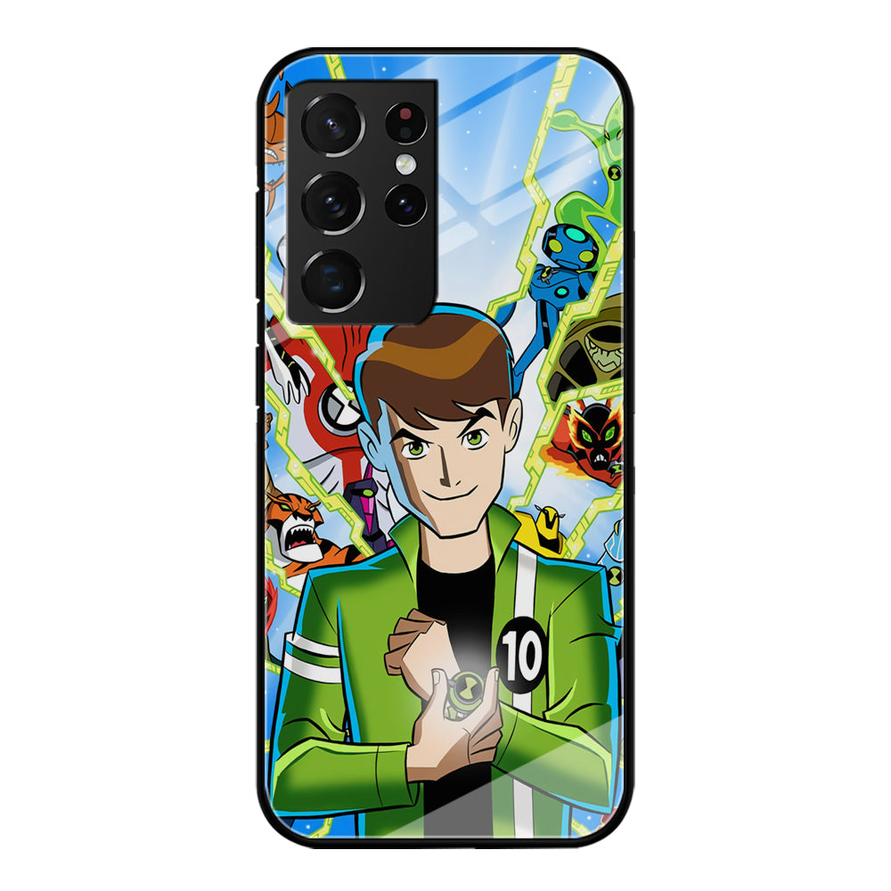 Ben 10 Ben Tennyson Omnitrix Style Samsung Galaxy S21 Ultra Case