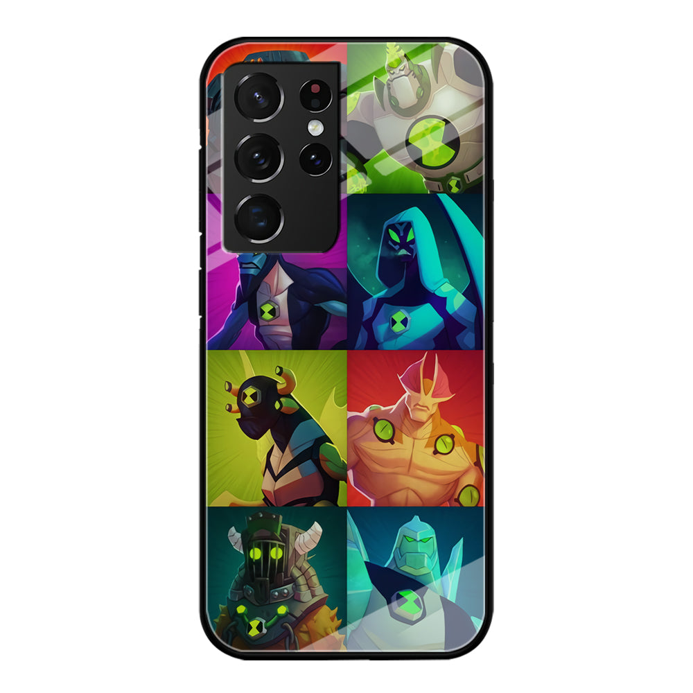 Ben 10 Collage Hero Samsung Galaxy S21 Ultra Case