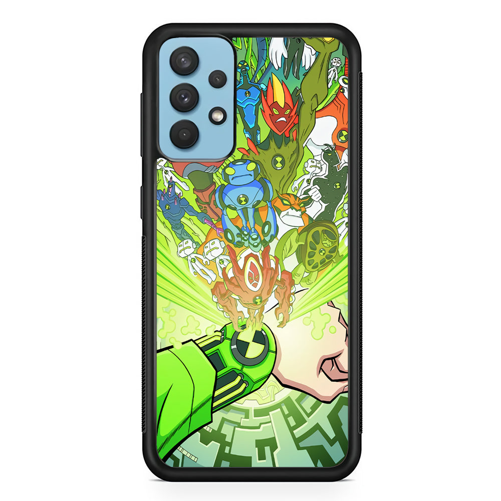 Ben 10 Omnitrix All Hero Samsung Galaxy A32 Case