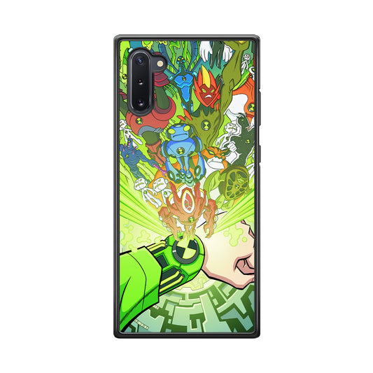 Ben 10 Omnitrix All Hero Samsung Galaxy Note 10 Case