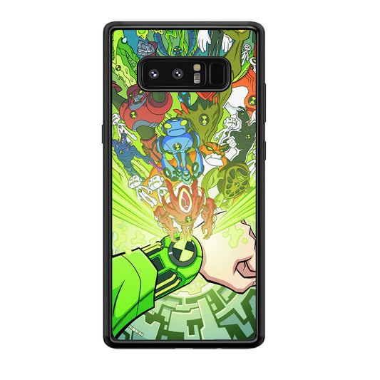 Ben 10 Omnitrix All Hero Samsung Galaxy Note 8 Case