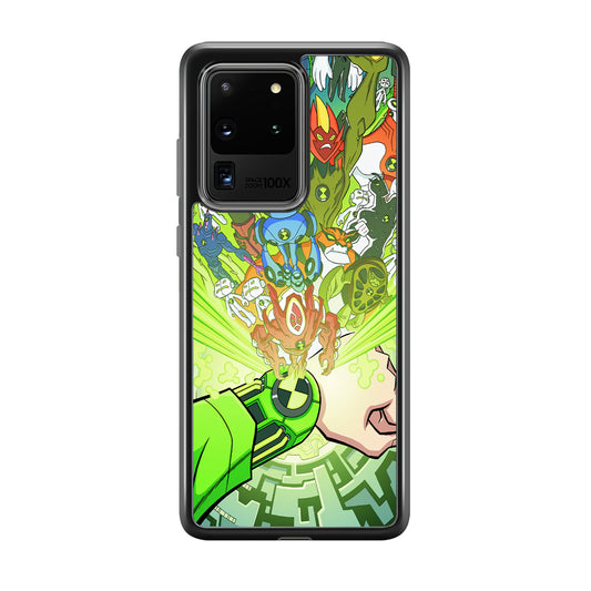 Ben 10 Omnitrix All Hero Samsung Galaxy S20 Ultra Case