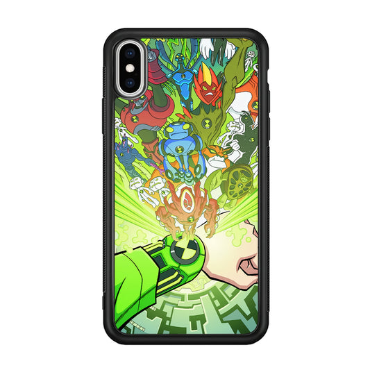 Ben 10 Omnitrix All Hero iPhone XS MAX Case