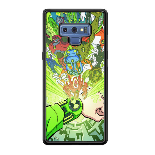 Ben 10 Omnitrix All Hero Samsung Galaxy Note 9 Case
