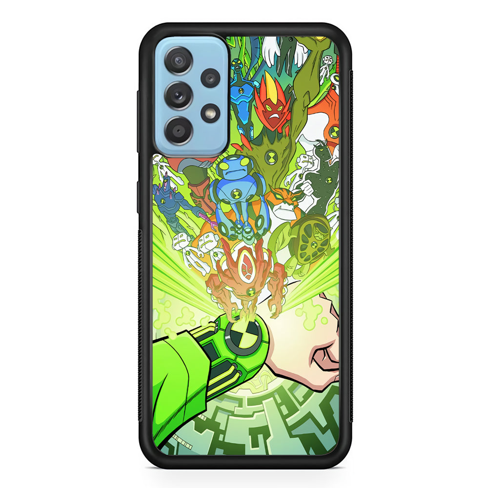 Ben 10 Omnitrix All Hero Samsung Galaxy A52 Case