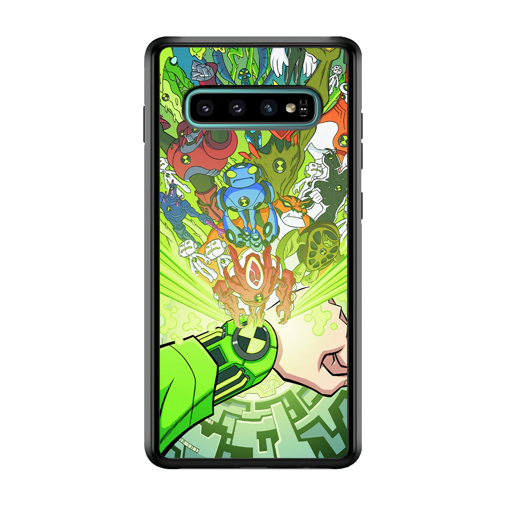 Ben 10 Omnitrix All Hero Samsung Galaxy S10 Case