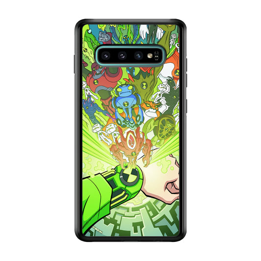 Ben 10 Omnitrix All Hero Samsung Galaxy S10 Plus Case