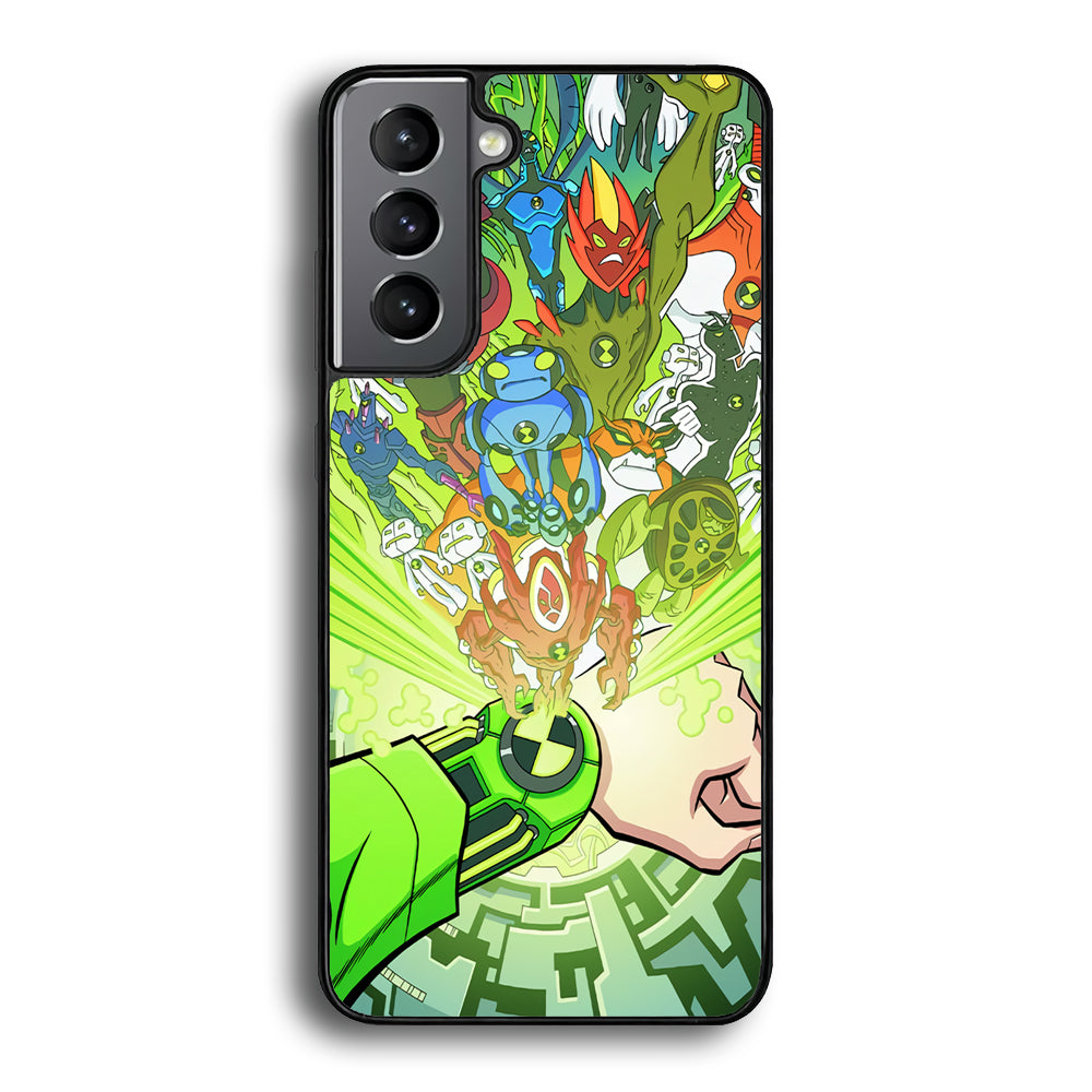Ben 10 Omnitrix All Hero  Samsung Galaxy S21 Plus Case - Carneyforia