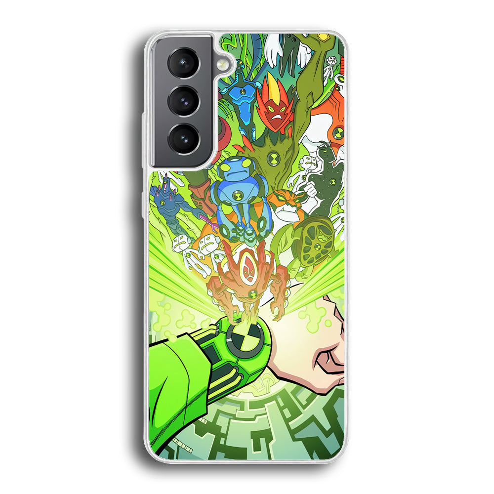 Ben 10 Omnitrix All Hero Samsung Galaxy S21 Case