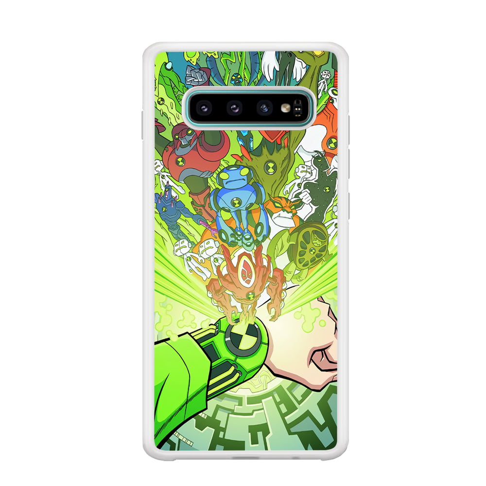 Ben 10 Omnitrix All Hero Samsung Galaxy S10 Case