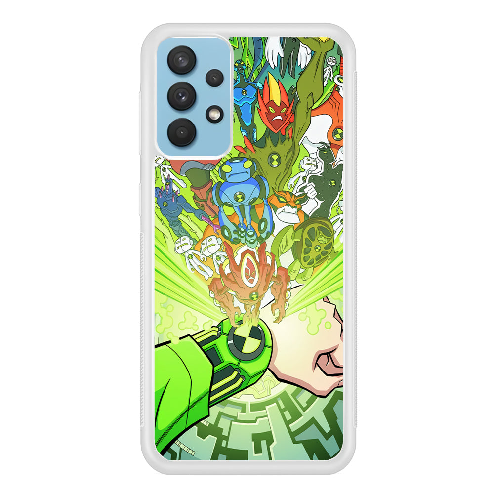 Ben 10 Omnitrix All Hero Samsung Galaxy A32 Case