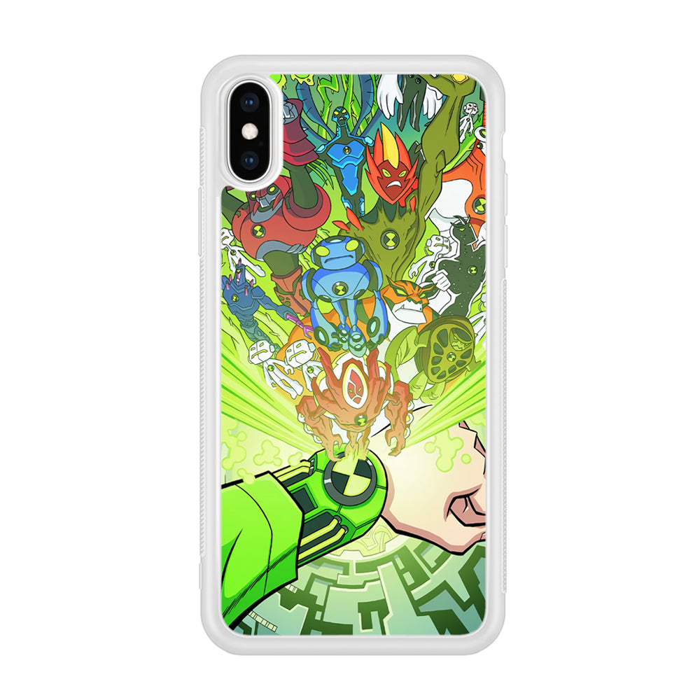 Ben 10 Omnitrix All Hero iPhone XS MAX Case