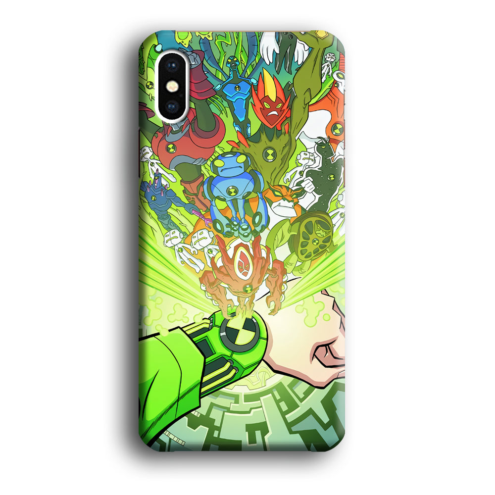 Ben 10 Omnitrix All Hero iPhone XS MAX Case