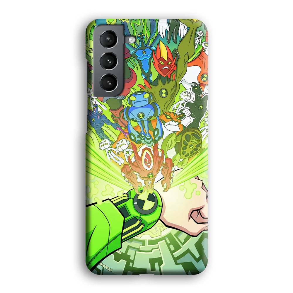 Ben 10 Omnitrix All Hero Samsung Galaxy S21 Case