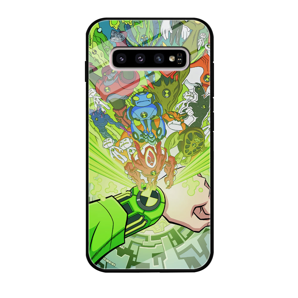 Ben 10 Omnitrix All Hero Samsung Galaxy S10 Case