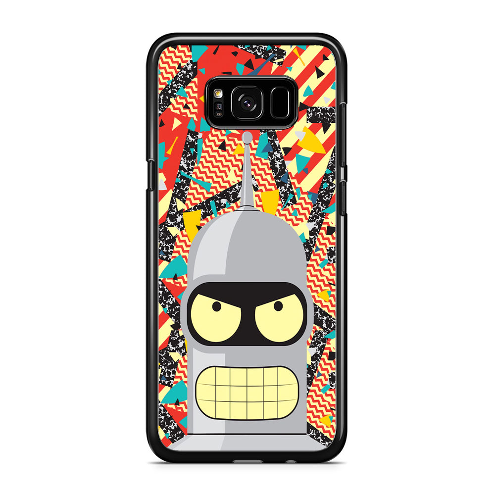 Bender Bold Stare Samsung Galaxy S8 Plus Case Rubber Black (2D Case)