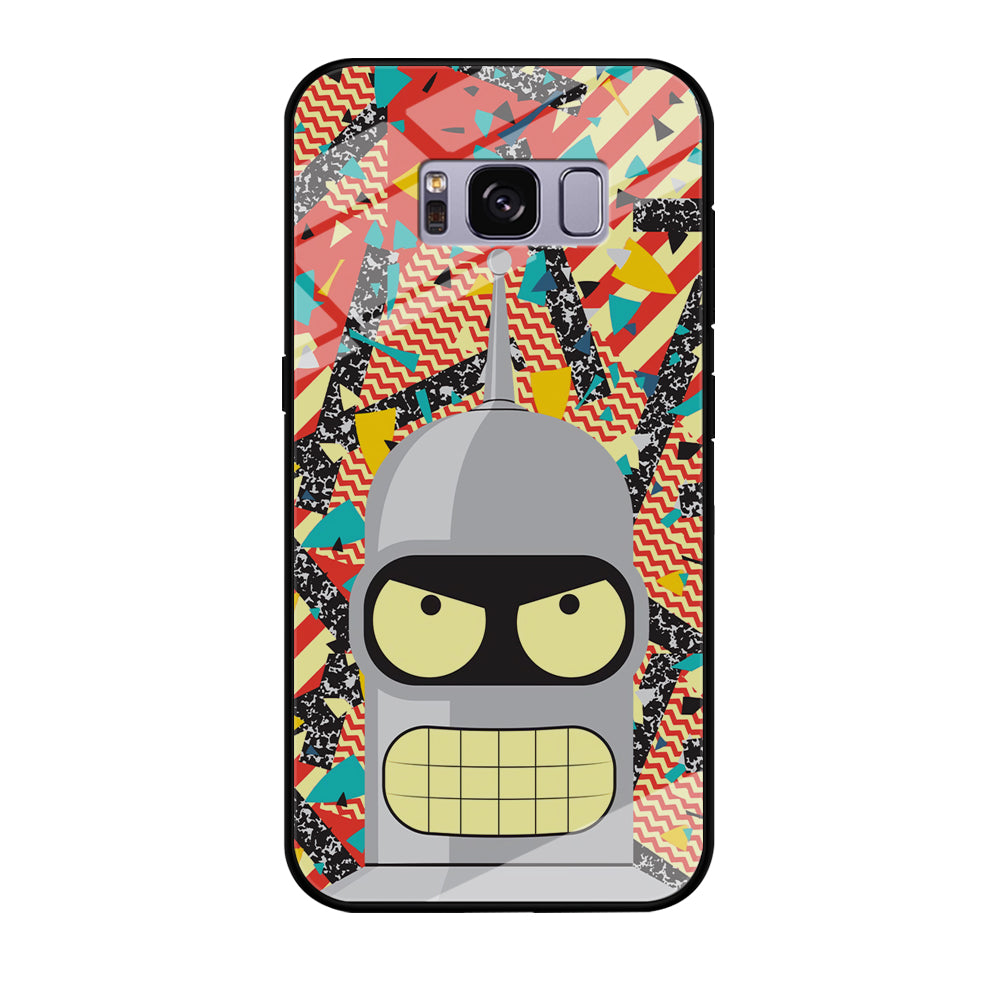 Bender Bold Stare Samsung Galaxy S8 Plus Case Tempered Glass Case